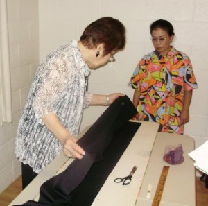 kimono making